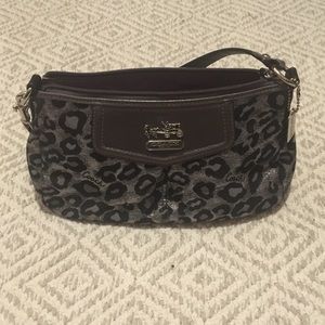 Coach Sparkly Leopard Purse